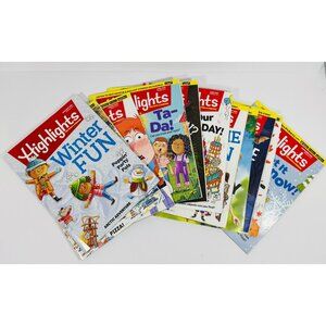 Highlights Magazines Lot 2021 Kids Activities Puzzles Classroom Reading Fun